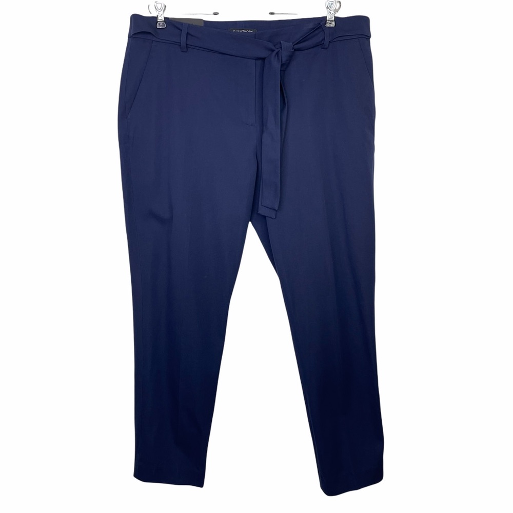 Stitch Fix l 41 Hawthorn Navy Tie Front Pants, 16
